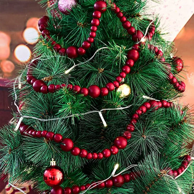 7ft Wooden Beaded Garland Home Decor Boho Decorations Wall Hanging