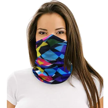 

Face Mask Scarf Unisex Outdoor Activity Sports Seamless Bandana Neck Gaiter Headwear Scarf Blue face Cover Protective Mask