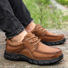 Мужская прогулочная обувь из натуральной кожи; Мужская модная прогулочная Обувь На Шнуровке; модельные туфли без застежки; Мужская обувь; zapatillas Hombre