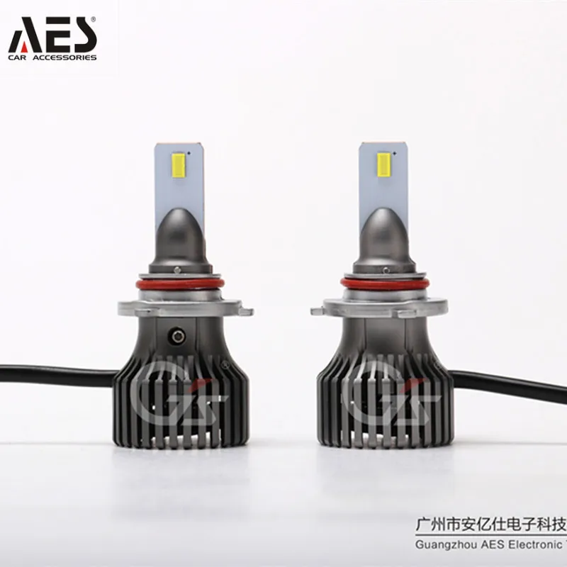 Автомобильные светодиодные фары AES 2 шт. H1 H3 H4 H7 Led Canbus H8 H11 9005 9006 6000K автомобильные
