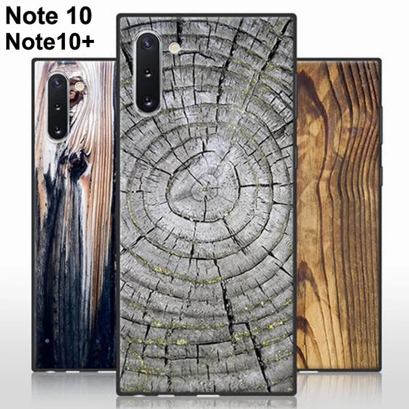 Для samsung Galaxy Note 10 чехол Note10 Pro plus Note10+ задняя крышка полная защита чехол Дерево камень стиль для samsung Note10+ 5G