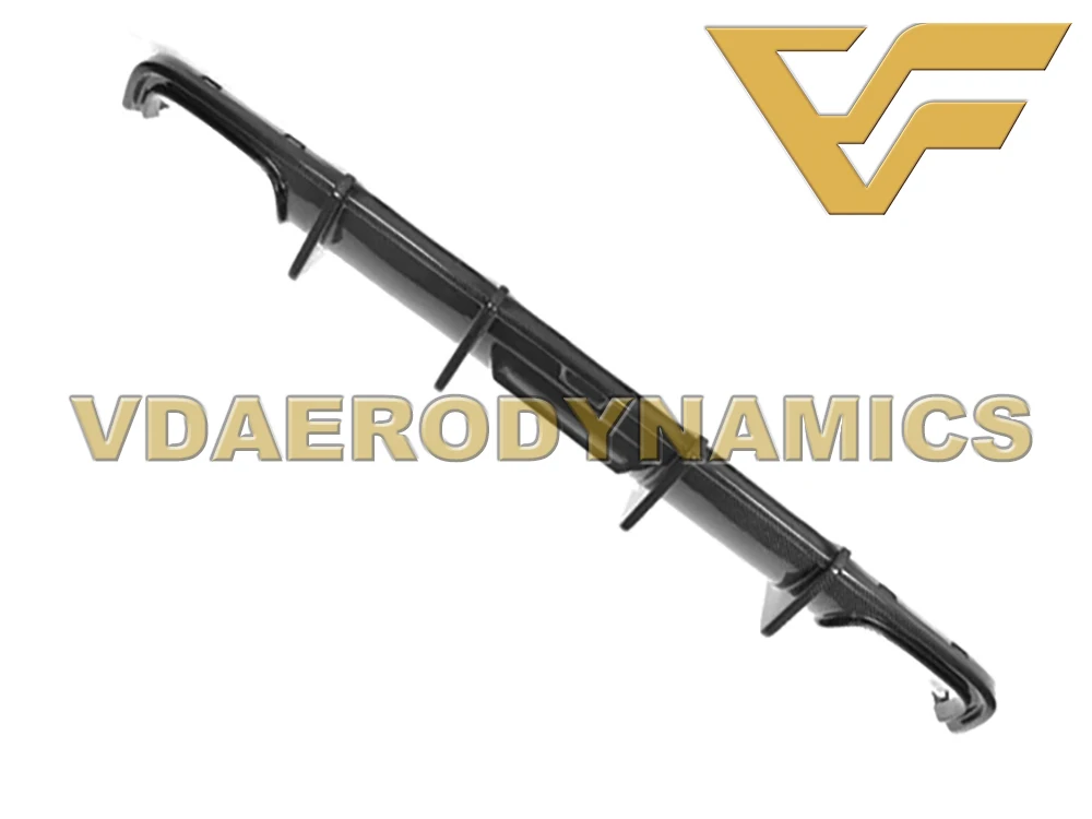Подходит для 11-14 A7 15-18 19-20 Audi A7 S7 Sline VAD-K из углеродного волокна передний задний диффузор для губ Бампер Комплект-8 видов стилей на выбор - Цвет: 15-18 S7 K-2 Rear