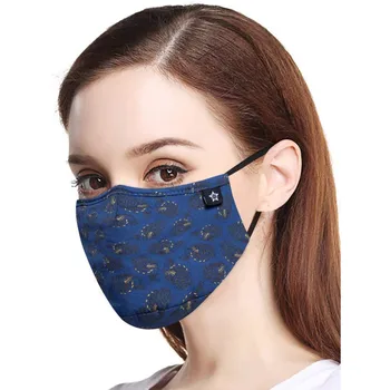

Washable Reusable Cotton Masks Unisex Anti Dust Safety Mouth-cover Keep Warm Fashion Print Mask adult mascherine lavabili masque
