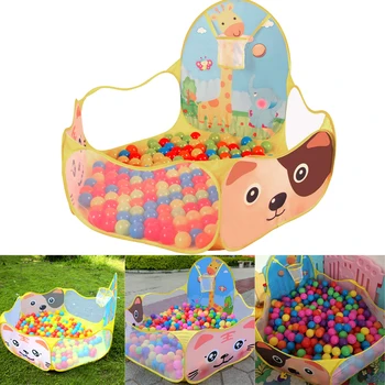 

Baby Kids Gift Ball Pits Kids Tent Ocean Series Cartoon Game Pool Portable Sports Educational Toys