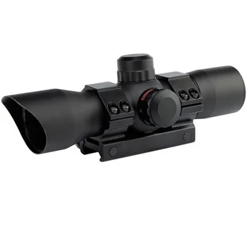

1X34 Green Red Dot Sight Scope Tactical Optics Riflescope Red Dot Scope Fit 11/20mm Rail Rifle Scopes for Hunting
