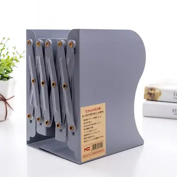 

Durable non-Printing Wind Creative Telescopic Folding Book Stand Metal Look Bookshelf Office Cartoon Student Storage Stationery