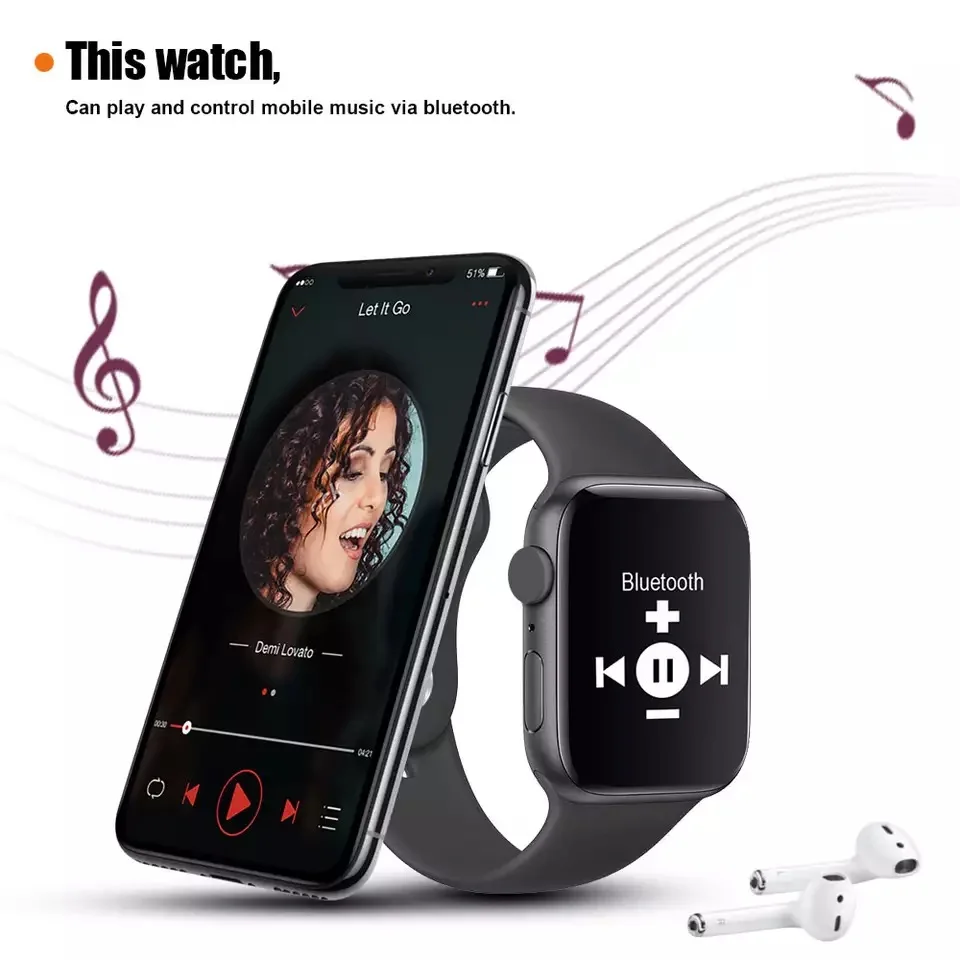 Smart Watch Bluetooth Phone Call 44MM Universal Strap Fitness IP67 Waterproof Heart Rate 1.54 Smartwatch For Men Women PK iwo 12 Smart Watch Bluetooth Phone Call 44MM Universal Strap Fitness IP67 Waterproof Heart Rate 1.54 Smartwatch For Men Women PK iwo 12