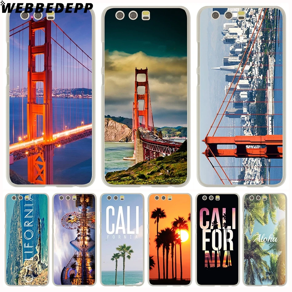 

WEBBEDEPP California Golden Gate Case for Huawei P Smart Z Plus P30 P20 Lite Pro 2018 Y9 Prime 2019 Nova 5i 2 Lite