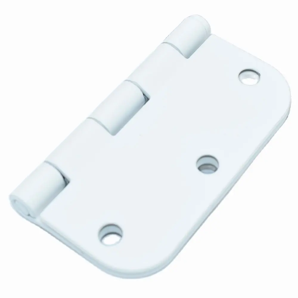White Metal Hinges Butt Hinges Cabinet Decorative Door Closet Hinge Folding Box for Cabinets Wooden Cases