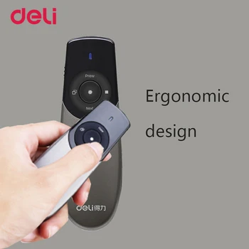 

Deli Cute Pen Study Accessories Red Burning Laser High Power Laserpointer With Presenter For PPT Slide Presenters Supplies
