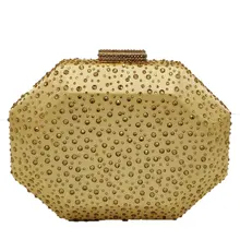 Двойной цветок Кристалл женские вечерние сумки Свадебная Сумка-клатч со стразами свадебные клатчи и сумки Черный \ синий \ зеленый \ оранжевый \ красный \ Золотой