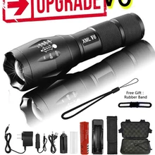 Z45 Ha Condotto La Torcia Elettrica Ultra Luminoso Impermeabile MINI Torcia T6/L2/V6 zoomable 5 Modalità 18650 Batteria ricaricabile per di campeggio tattica