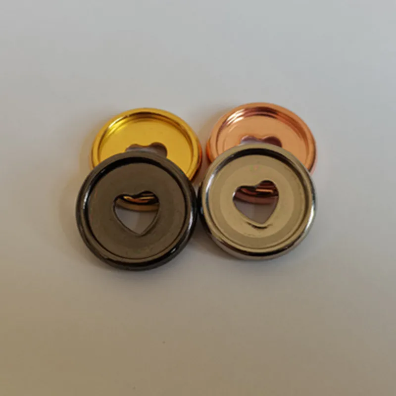 

12pcs23mm notebook electroplating binding plate plastic button loose-leaf notepad DIY binding plate clip ring buckle