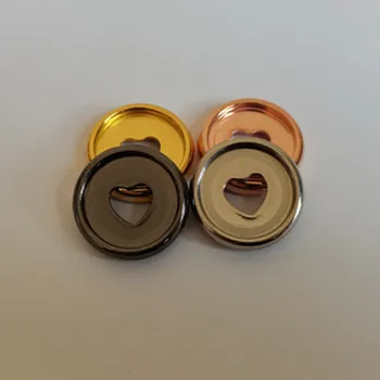 

12pcs23mm notebook electroplating binding plate plastic button loose-leaf notepad DIY binding plate clip ring buckle