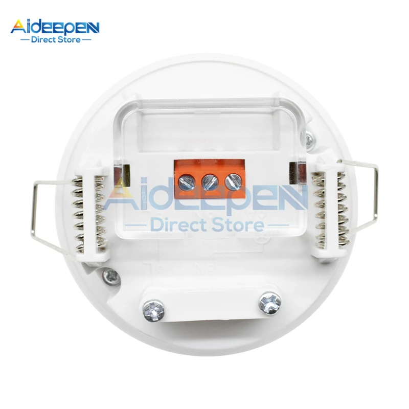 AC 110 V-240 V 50Hz 360 градусов Мини уменьшенный потолочного PIR инфракрасный движения тела Сенсор детектор переключатель для Светодиодный светильник Автоматическое включение/выключение
