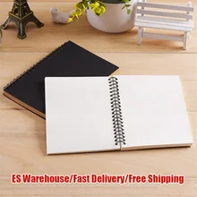 

Sketchbook Diary for Drawing Painting Graffiti Soft Cover Black Paper Sketch Book Memo Pad Notebook Office School Supplies Gift