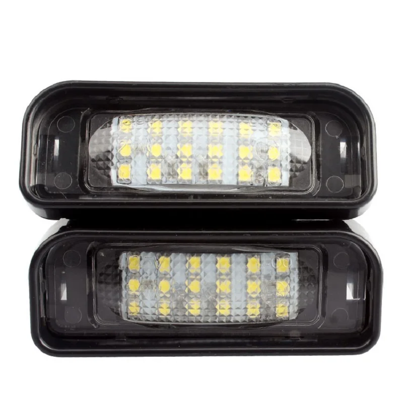 2 шт. Canbus Белый 18SMD Led номерной знак светильник для Mercedes Benz W220 S класс 1999 2000 2001 2002 2003 2004 2005