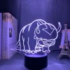 Lampe Avatar 3d en acrylique, veilleuse, le dernier générateur d'air, pour chambre d'enfant, veilleuse, la légende de l'aang Appa ► Photo 2/6