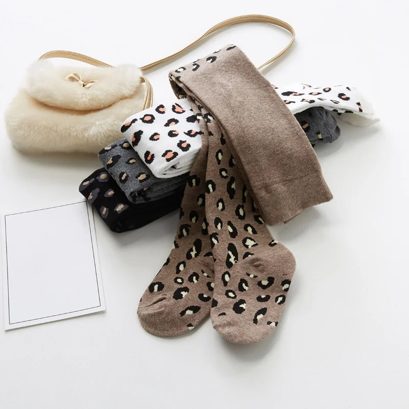 

New Autumn Kids Girls Leopard Leggings Toddler Baby Pants Winter Children Cute Stretchy Leopard Print Trousers Bottoms