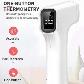 

Forehead Thermometer Non-contact Infrared IR Laser For Adults And Kids With LED Display Digital Laser Temperature Tool