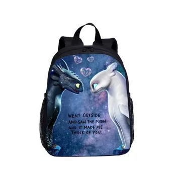 

Mini Backpacks Kids Boys Girls Cartoon How To Train Your Dragon 3D Printing School Bag 13 Inch Bookbag Satchels Mochila Escolar