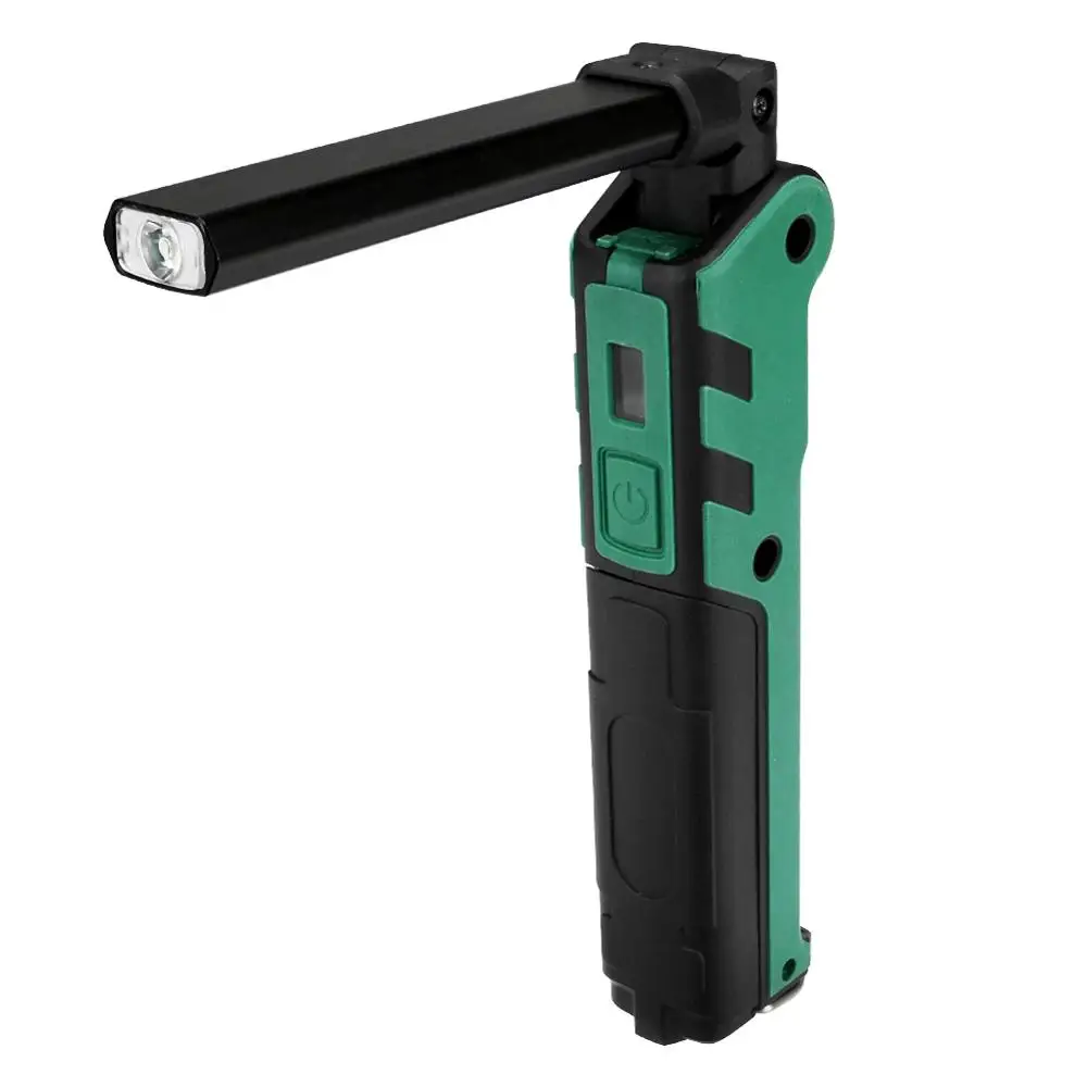 USB Перезаряжаемый складсветильник COB фонарик портативный светодиодный мощный