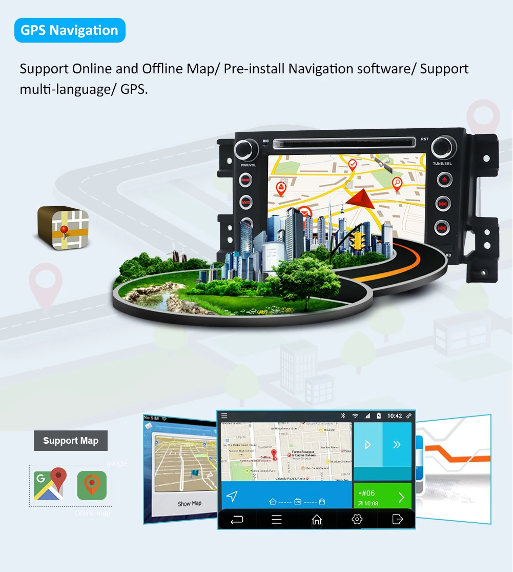 Автомобильный DVD gps навигатор 2005- для Suzuki Grand Vitara Android 9,0 Восьмиядерный 2G+ 32G камера управления рулем