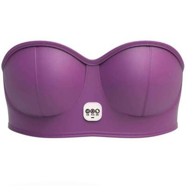 Color USB Plug-in Breast Enhancement Women Body Infrared Heating Safe Skin-friendly Chest Massager