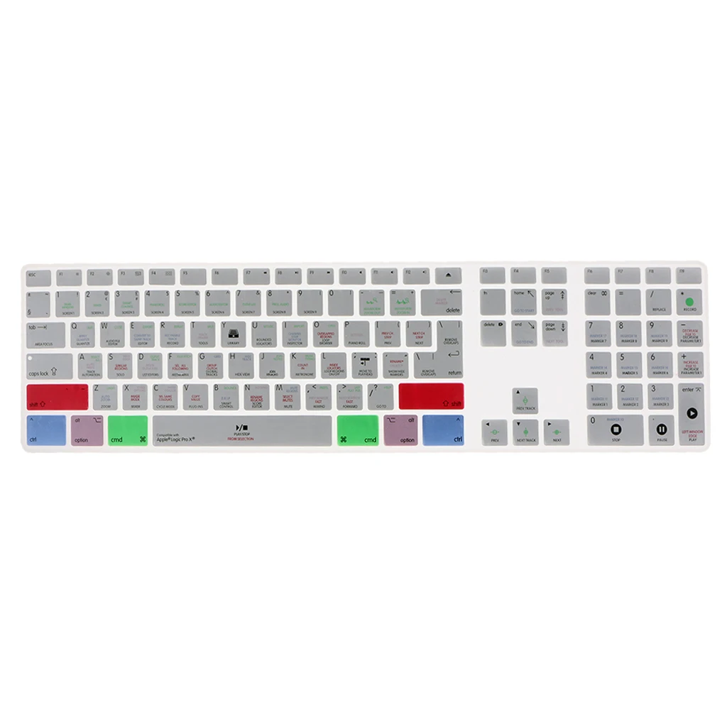 

Keyboard Anti Dust Cover Skin Cover For Apple Mac MacBook G6 Logic Pro X