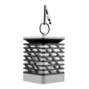 

2Pcs Solar Pathway Lights Solar Flame Lights Hanging Lantern Lights Solar Powered LED Garden Light