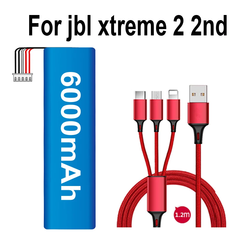 Аккумулятор 6000 мАч для jbl xtreme 2 2nd SUN INTE 103 2INR19/66 2|Аккумуляторы мобильных телефонов| |