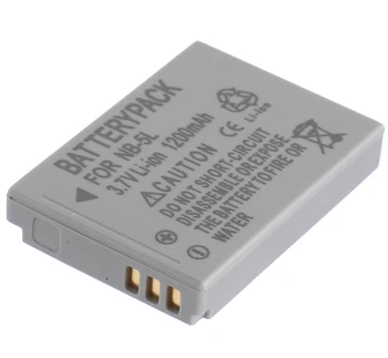 

NB-5L Battery Pack for Canon Digital IXUS 800IS, 850IS, 860IS, 870IS, 900TI, 950IS, 960 IS, 970IS, 980IS, 990IS, 90IS Camera