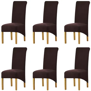 

Chair Covers,Stretch Removable Washable Chair Covers for Dining Chairs,Dining Chairs Covers with Elastic Band for Home,Hotel,Ban