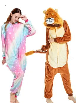 

Kigurumi pajama Unicorn lovely animal pajamas pijama unicornio nightgowns & sleepshirts pyjamas women for adults