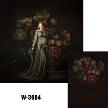 

Red Floral Painting Photography Backdrop Newborn Baby Child Adult Portrait Photocall Photophone Photo Studio Background W-3984