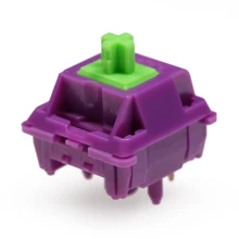 

Switch RGB Tactile 58g Switches For Mechanical keyboard mx stem 30pin Green Purple similar to holy panda