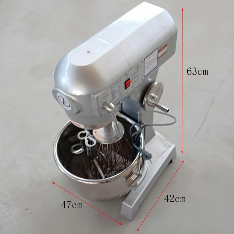 Профессиональный планетарный миксер 15 л большой емкости коммерческий тестомесильный станок Бестселлер