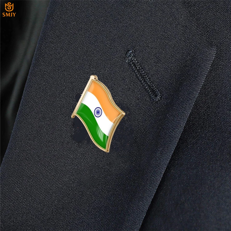 Азиатский редкий памятный значок индийская брошь в виде флага чемпионат мира страна представитель специальная булавка Ювелирная коллекция