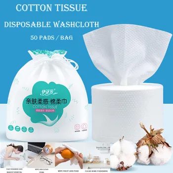 

Disposable Face Towel Non-Woven Facial Tissue Makeup Wipes Cotton Pads Facial Cleansing Makeup Remover Roll Paper Tissue