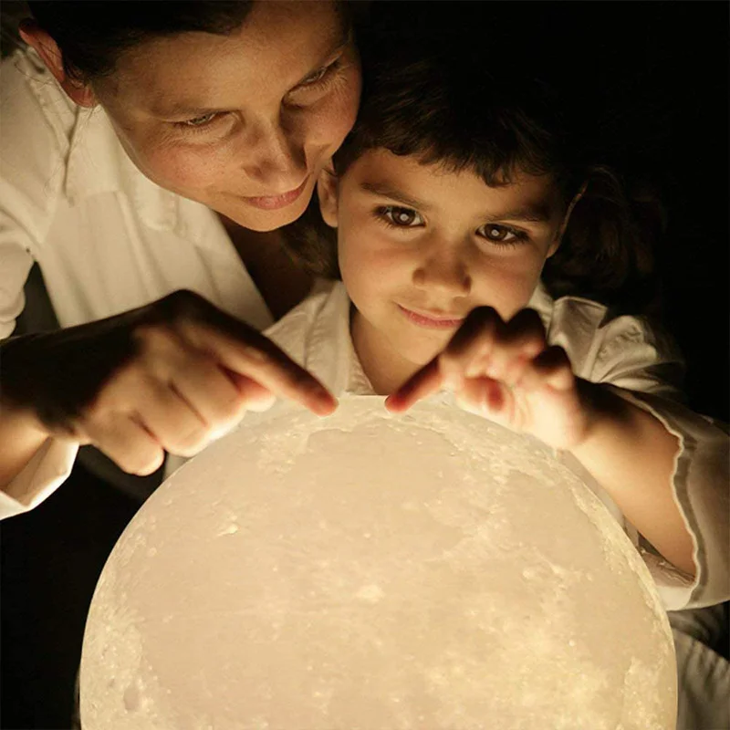 Дропшиппинг 16 видов цветов синхронизации светодиодный ночник 3D принт с