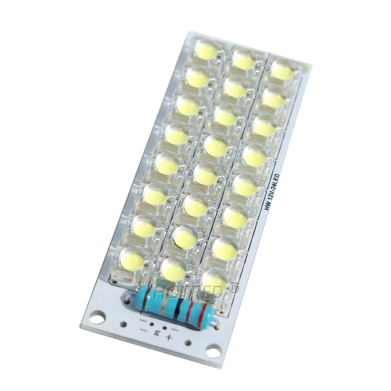 Modulo Lampada LED Piranha Board DC 12V 24LED Super Bright Whe Light Risparmio Energetico Street Risparmio Energetico Per K Fai Da Te Auto - Foto 6