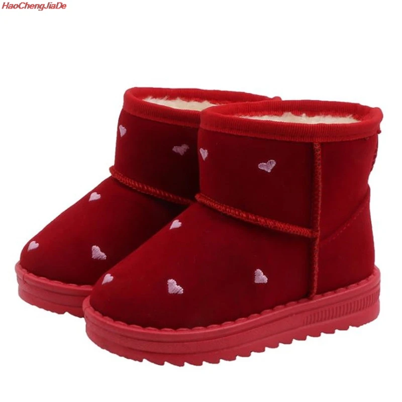 Ceny New Arrival piękne zimowe buty dla dziewczynek pluszowe maluch chłopiec buty dla dzieci utrzymanie ciepłe buty dla dzieci śnieg buty dla dzieci
