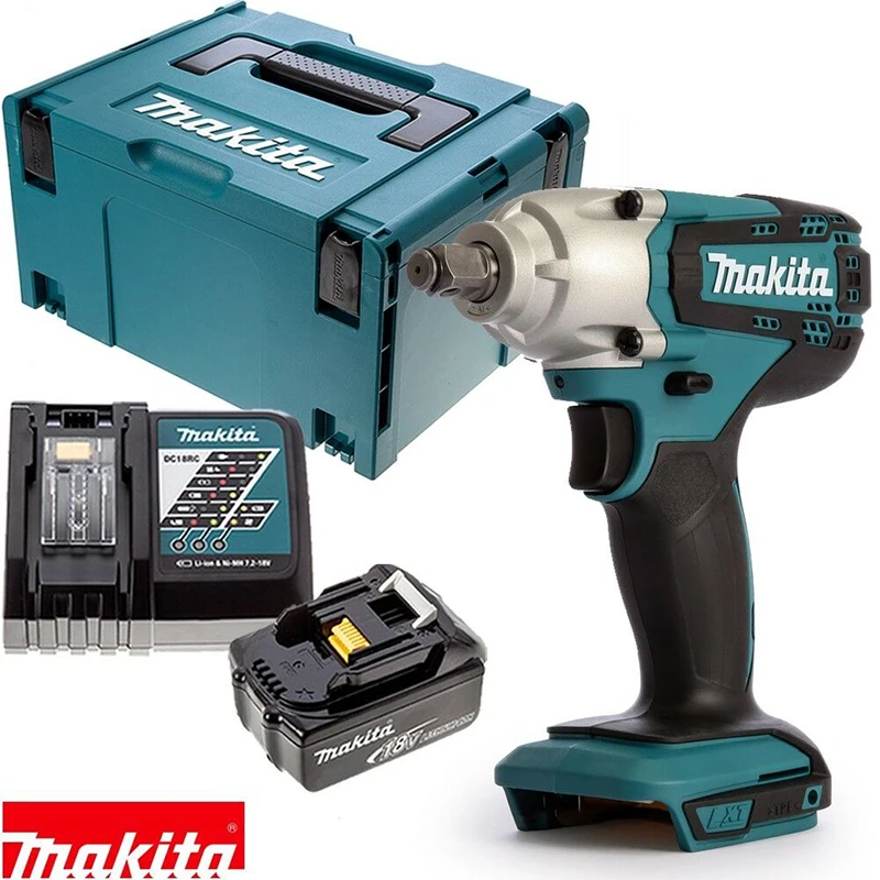 Гайковерт ударный Makita DTW190 Аккумуляторный с литиевым аккумулятором и высоким