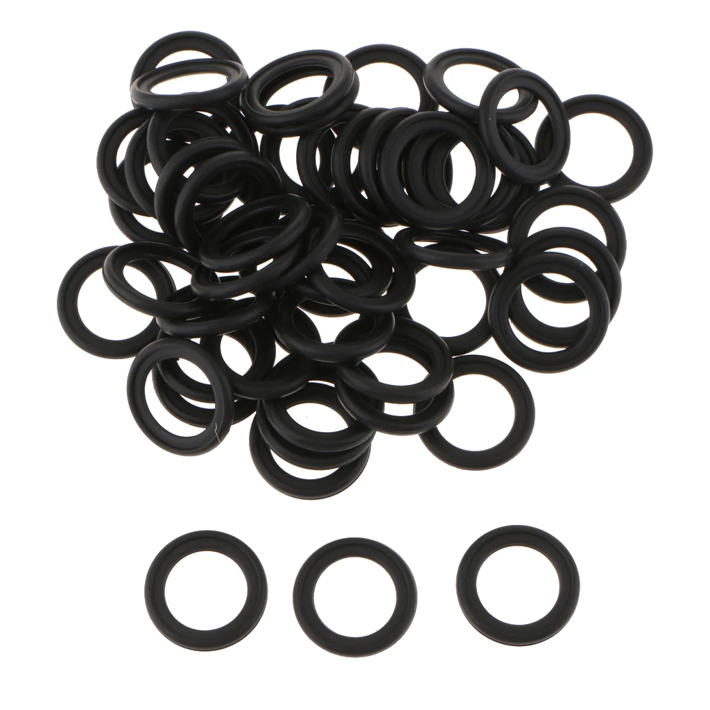 50pcs/Set F75Z-6734-AA Plug Drain Washer Auto Oil Gasket Seal Fits For Ford