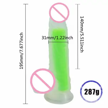 Green Liquid Silicone Rainbow Penis Dick Dildo Femdom Pegging LGBT Gay Lesbian Sex Men Women Adult Toys Chastity 3