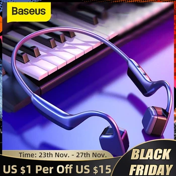 

Baseus BC10 Bone Conduction Bluetooth Earphone Wireless IPX5 Waterproof Bluetooth 5.0 Headset Ultralight Hifi Headphone Earbuds