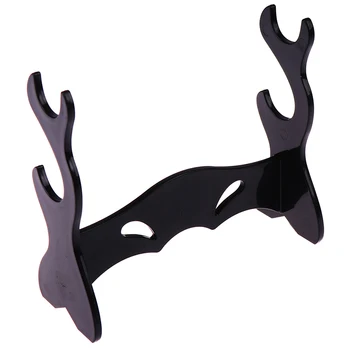 

1PCS Display Stand Black Two Tiers Holder Acrylic Bracket Rack