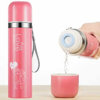 

Stainless Steel Vacuum Mug Male and Female Students Portable Water Cup Large Capacity Cup Kids Thermos Insulated Cup Thermos