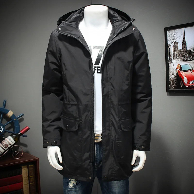 

Winter Clothes Plus Fat plus Size Two-piece Set Down Cotton-padded Jacket Extra Large Men Plus Fat Man Thick Fat Keep Warm