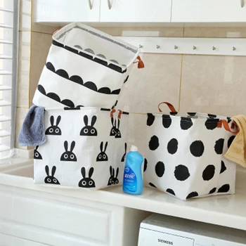 

37L Storage Basket Sundries Underwear Toy Storage Box Cosmetic Book Organizer Stationery Container Laundry Basket